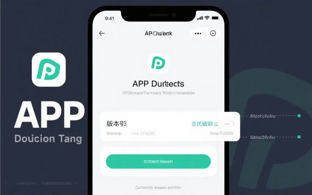 现代化APP下载界面信息结构